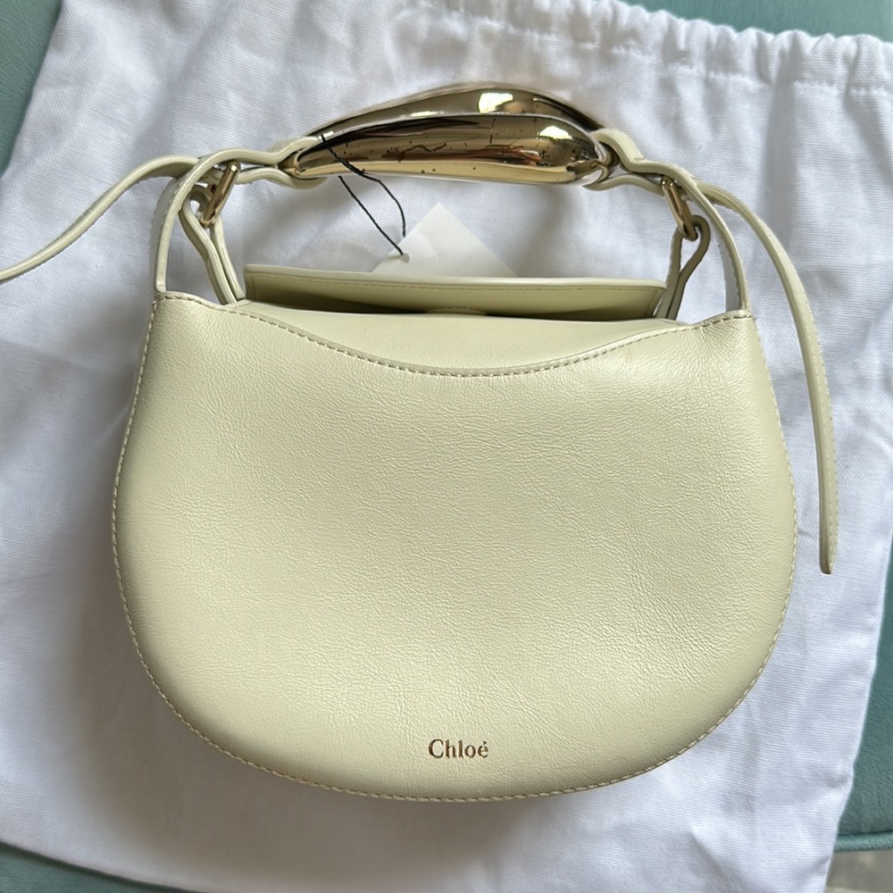 ✨ CHLOE kiss Leather Crossbody Bag - Picture 8 of 16